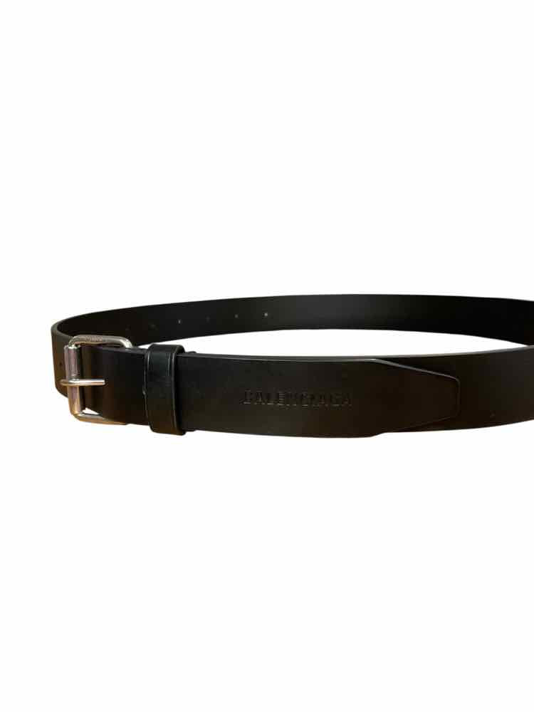 BALENCIAGA Size 90 Black Belt