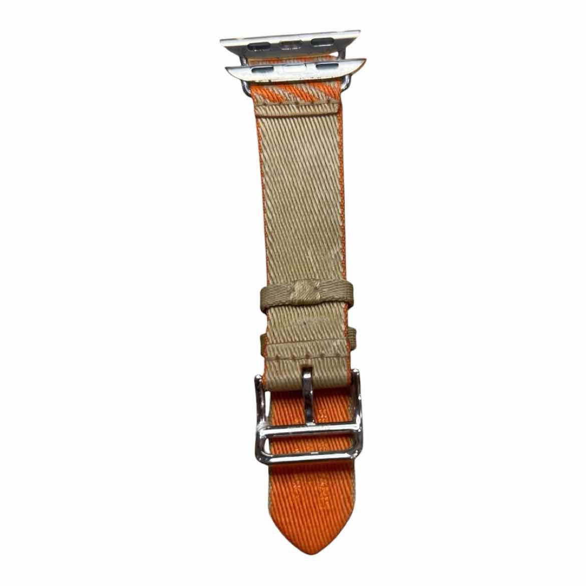 Hermes Size 20mm orange/tan ACCESSORIES