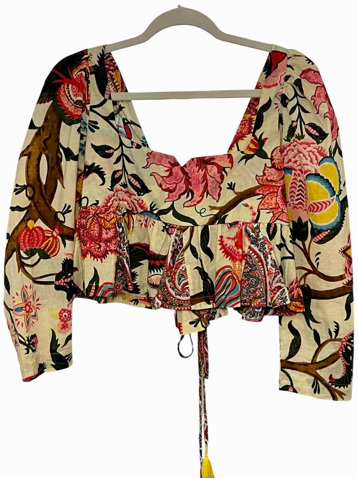 Alix of Bohemia Size M FLORAL Blouse