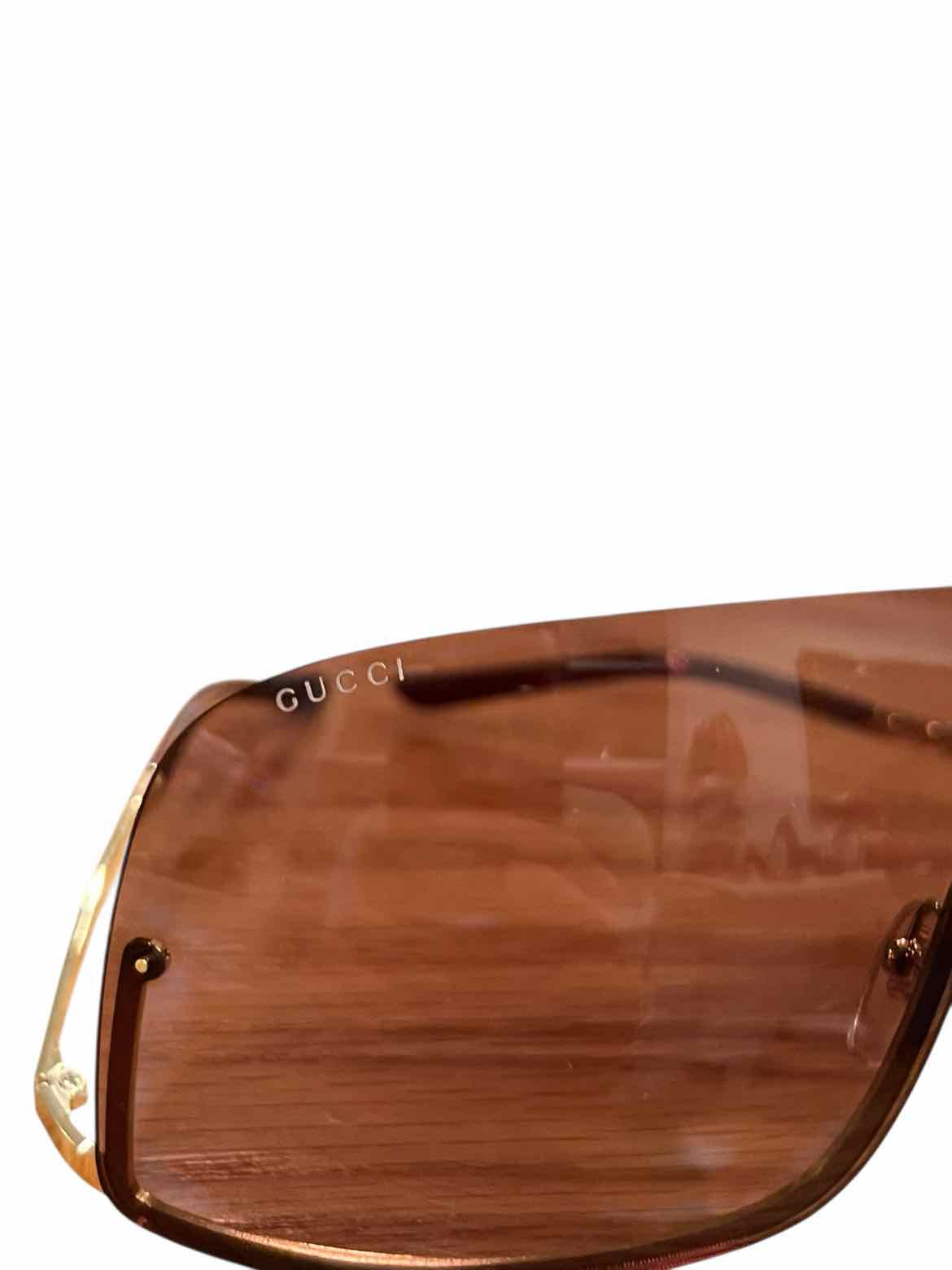 GUCCI GOLD/BRN sunglasses