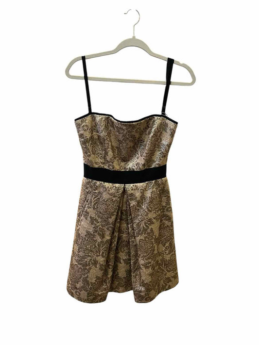 DOLCE&GABBANA Size 40 gold/black Cocktail