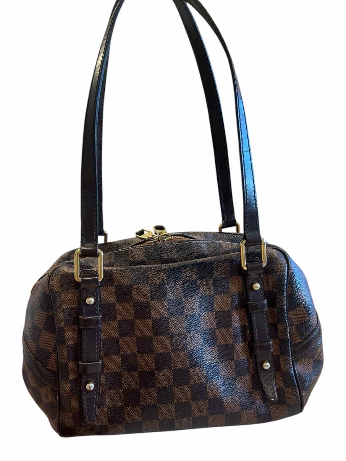 LOUIS VUITTON Size PM Damier Ebene Purse