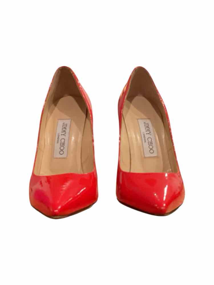 JIMMY CHOO Size 36.5 red orange Shoes – Encore Consignment Boutique