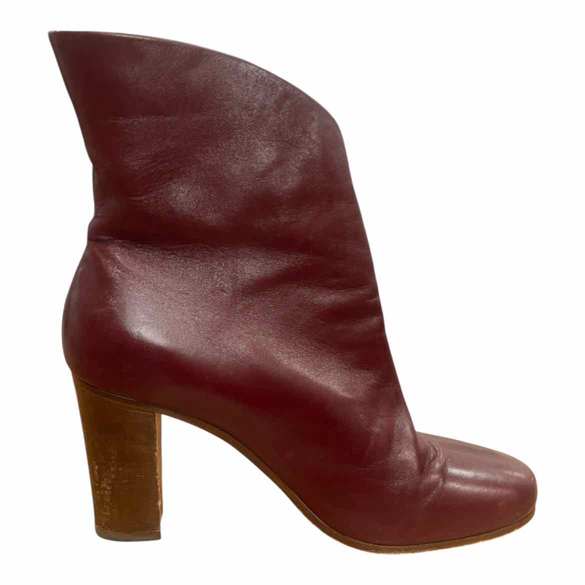 Celine Size 38 merlot BOOTIES