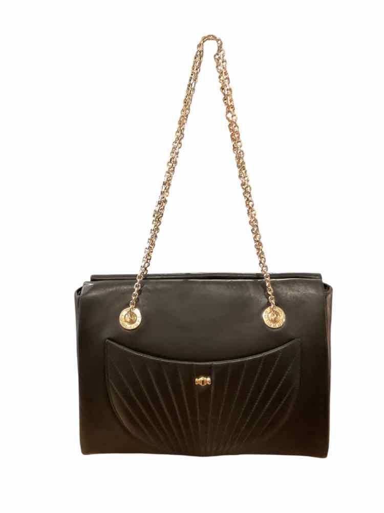 Tiffany & Co. black/gold hardware Purse