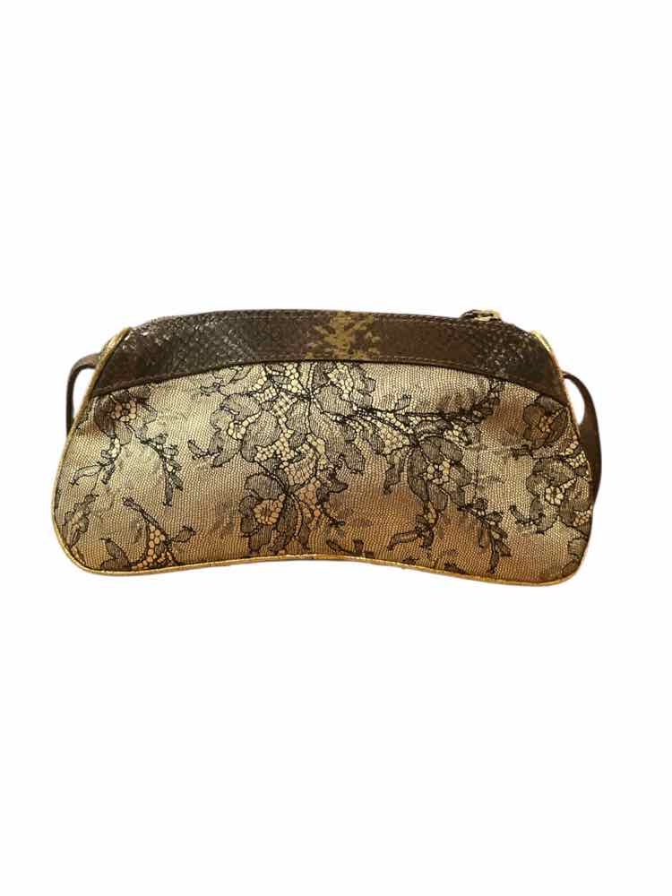 DOLCE&GABBANA Size Medium brn/blk/gold Purse