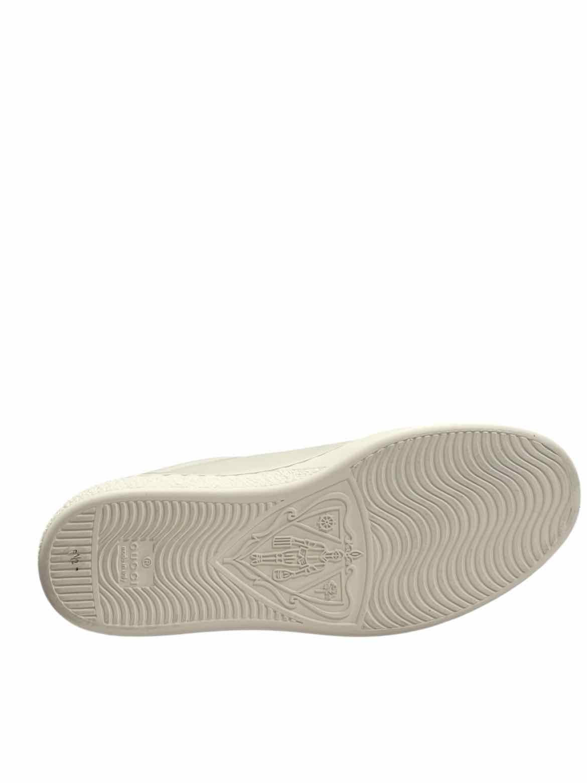 GUCCI Size Men's 6.5 (Women's 8) white/grey Shoes