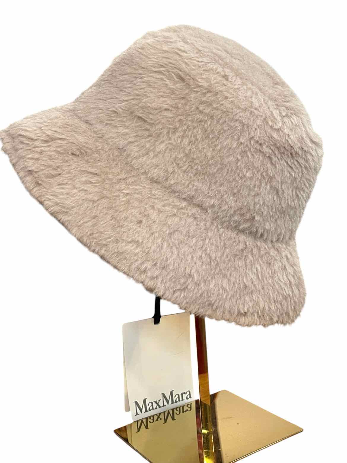 MAX MARA Size 57 cm LIGHT BROWN Hat