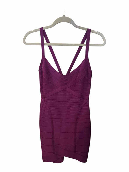 Herve Leger Size Medium PURPLE Dress