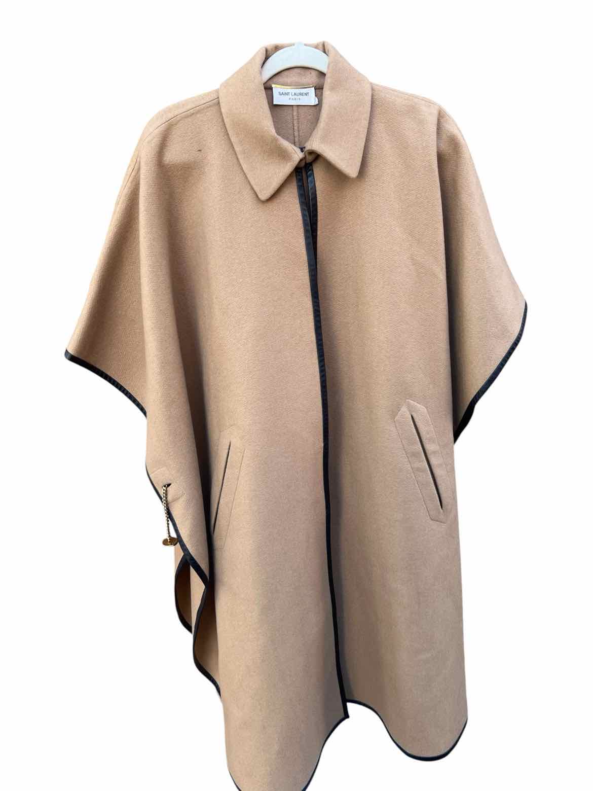 Saint Laurent Size M/L BRN/BLK CAPE
