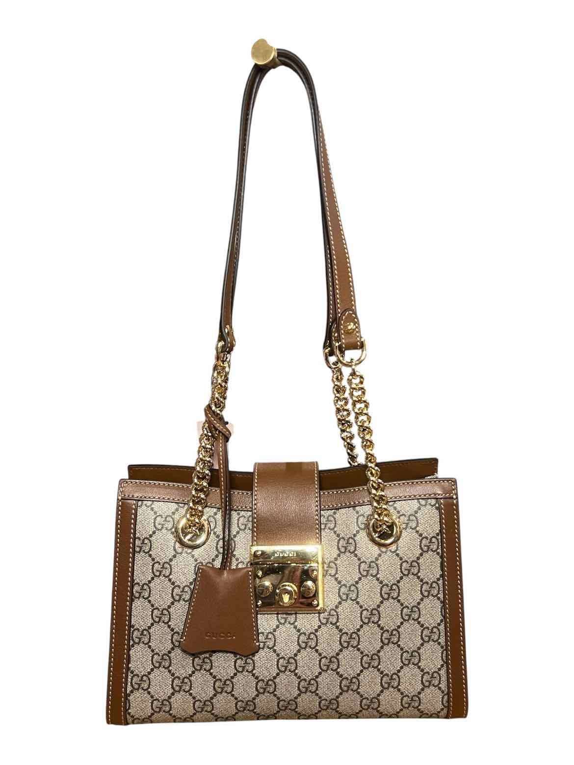 GUCCI Size Small brown/gold hardware Purse