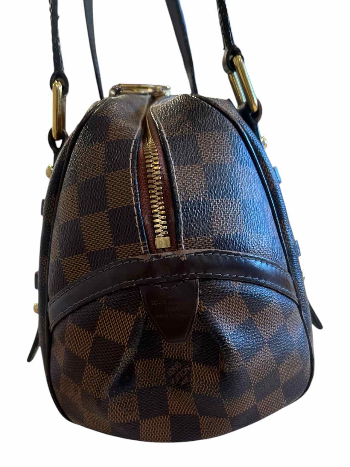 LOUIS VUITTON Size PM Damier Ebene Purse
