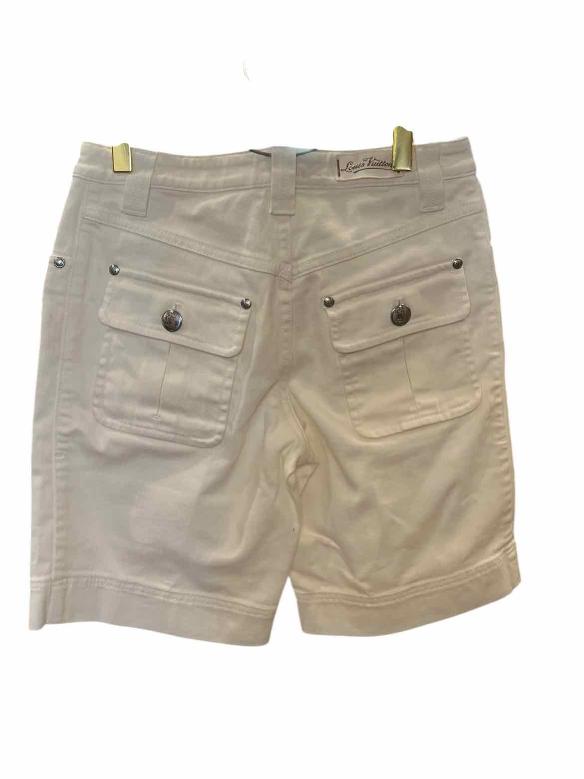LOUIS VUITTON Size 36 White Shorts