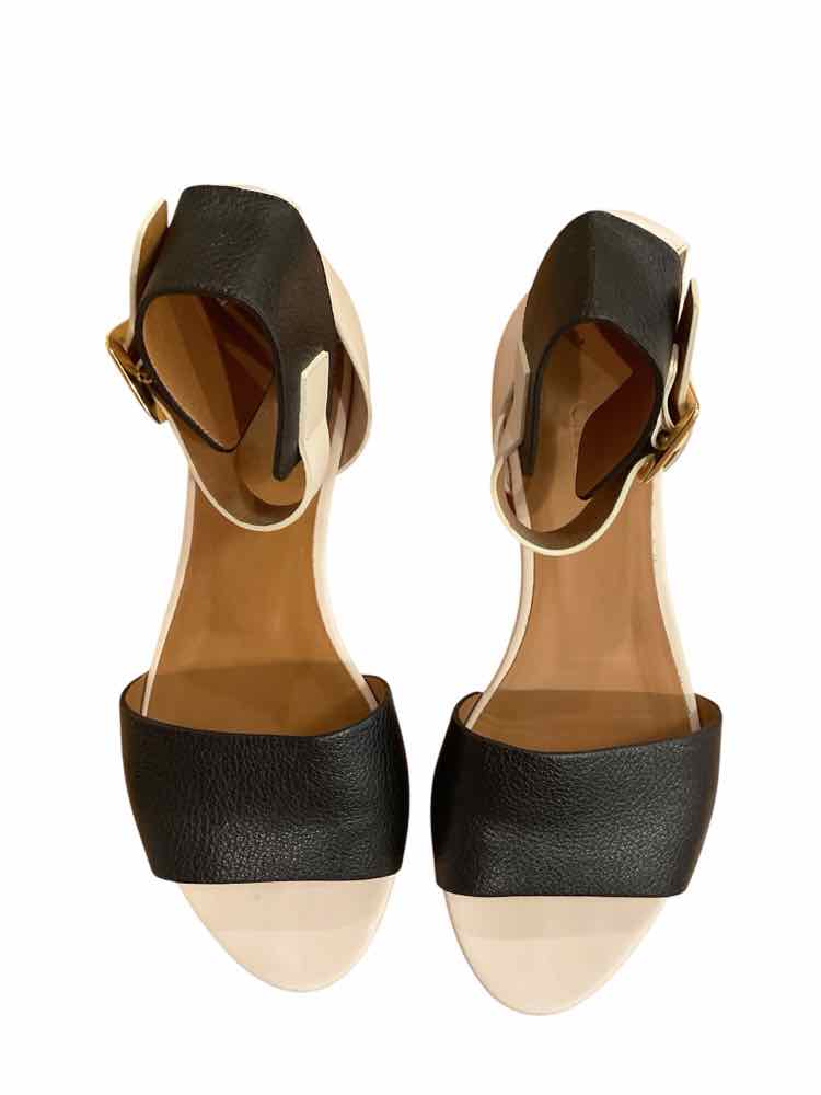 CHLOE Size 36 BLK/IVORY Shoes