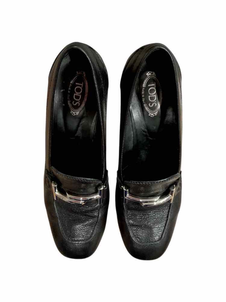 Tod's Size 37.5 Black Shoes
