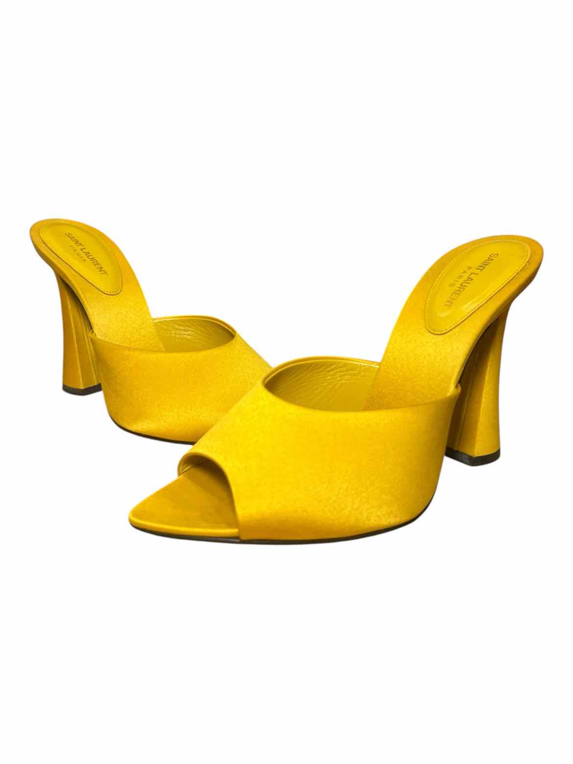 Saint Laurent Size 38 Mustard Shoes