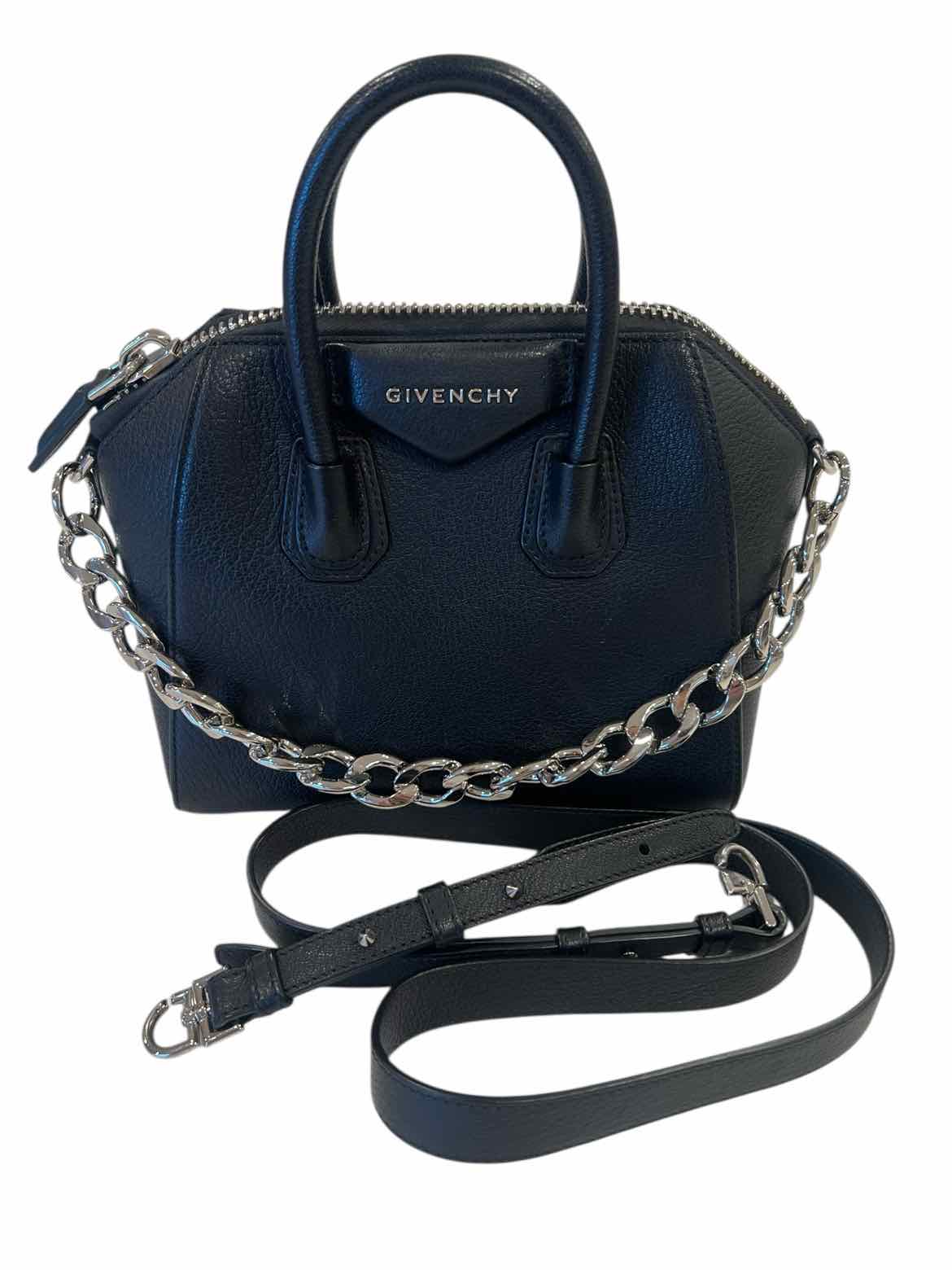 GIVENCHY Size Small black/silver Purse