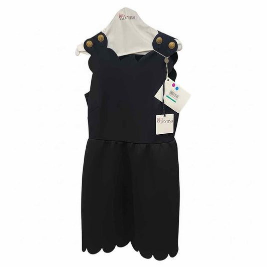 RED VALENTINO Size 40 Black Dress