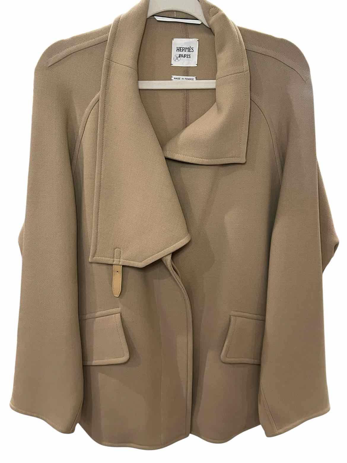 Hermes Size 42 BROWN Coat