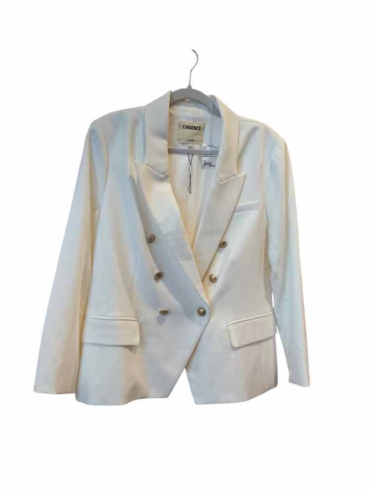L'Agence Size 14 Cream BLAZER