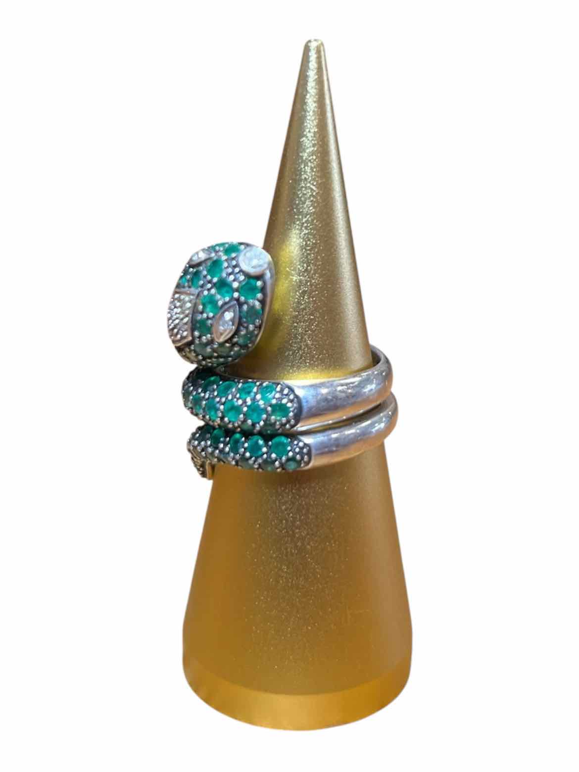 BOUTIQUE sterling/emerald/diamond Jewelry