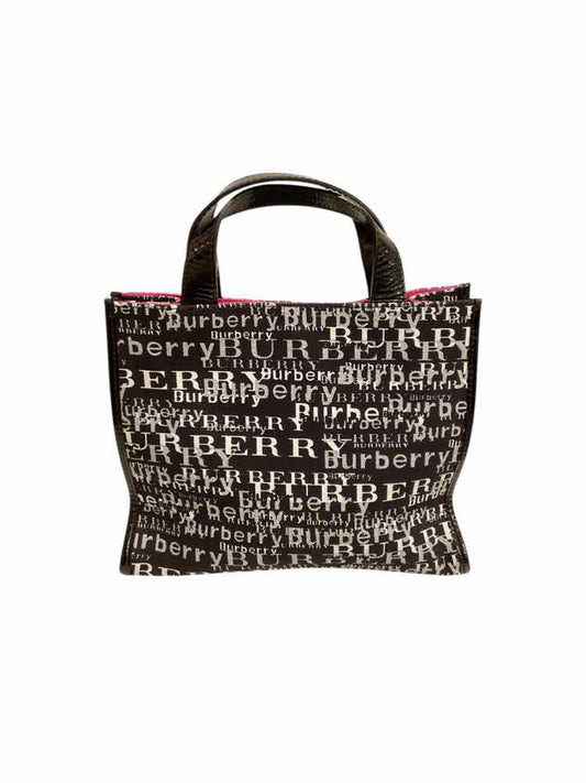 BURBERRY Size Small BLK/WH Purse