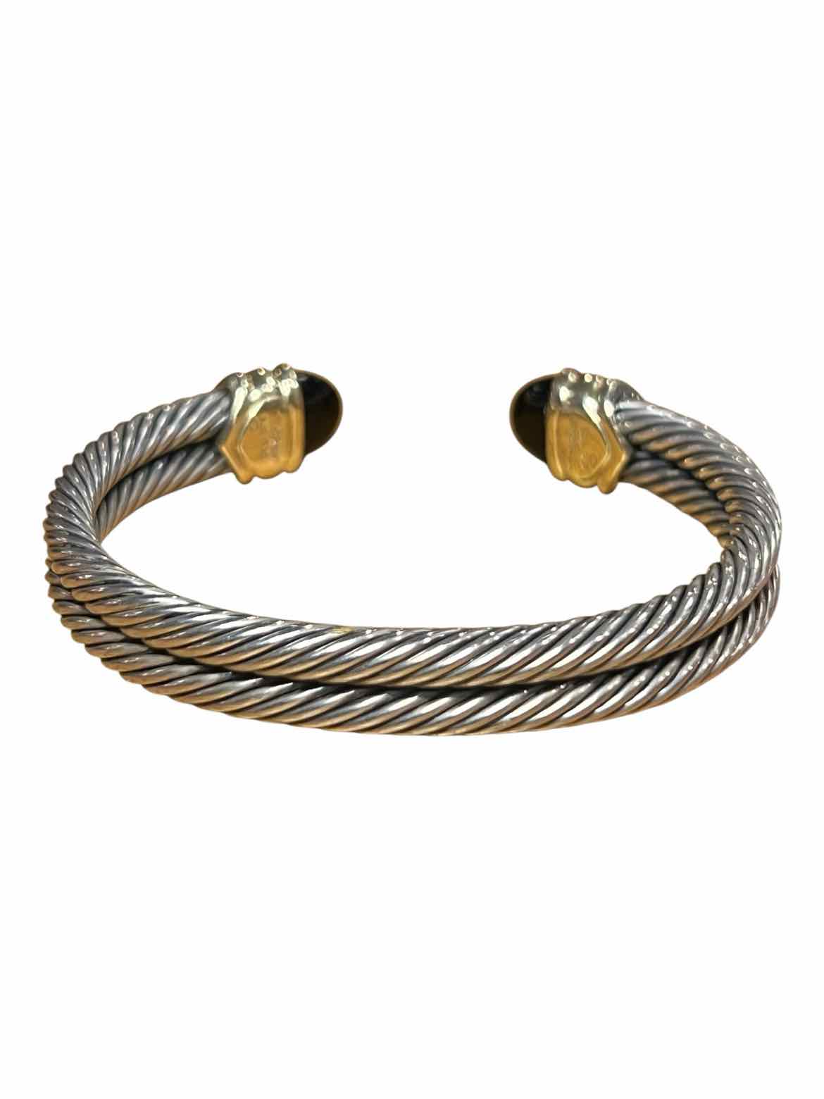 David Yurman Size Large sterling/black Bracelet