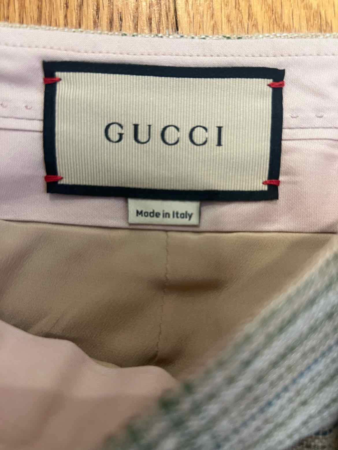 GUCCI Size 48 tan/green Pants