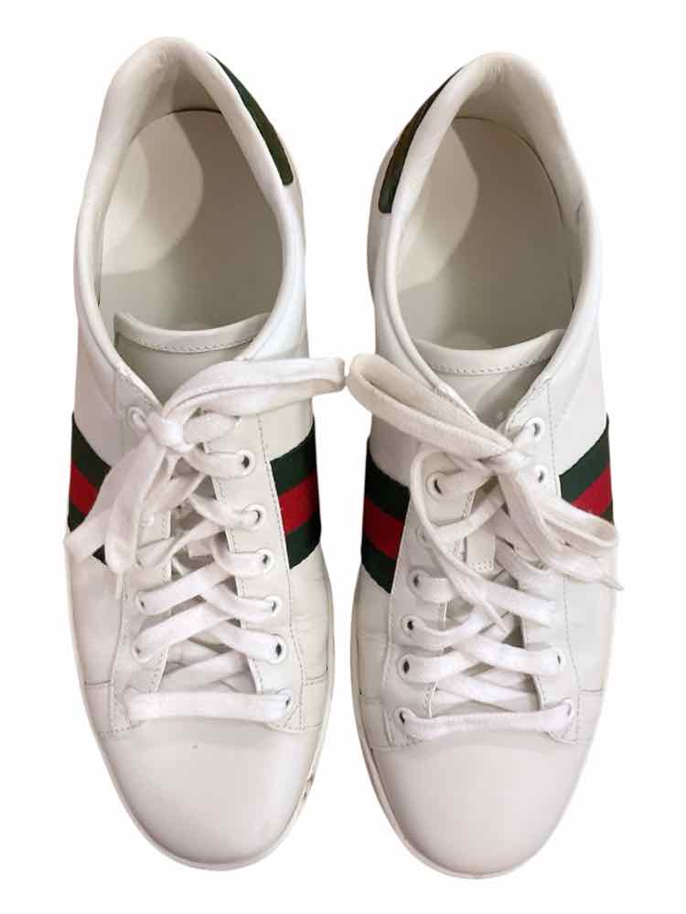 GUCCI Size 39.5 wh/red/green Shoes