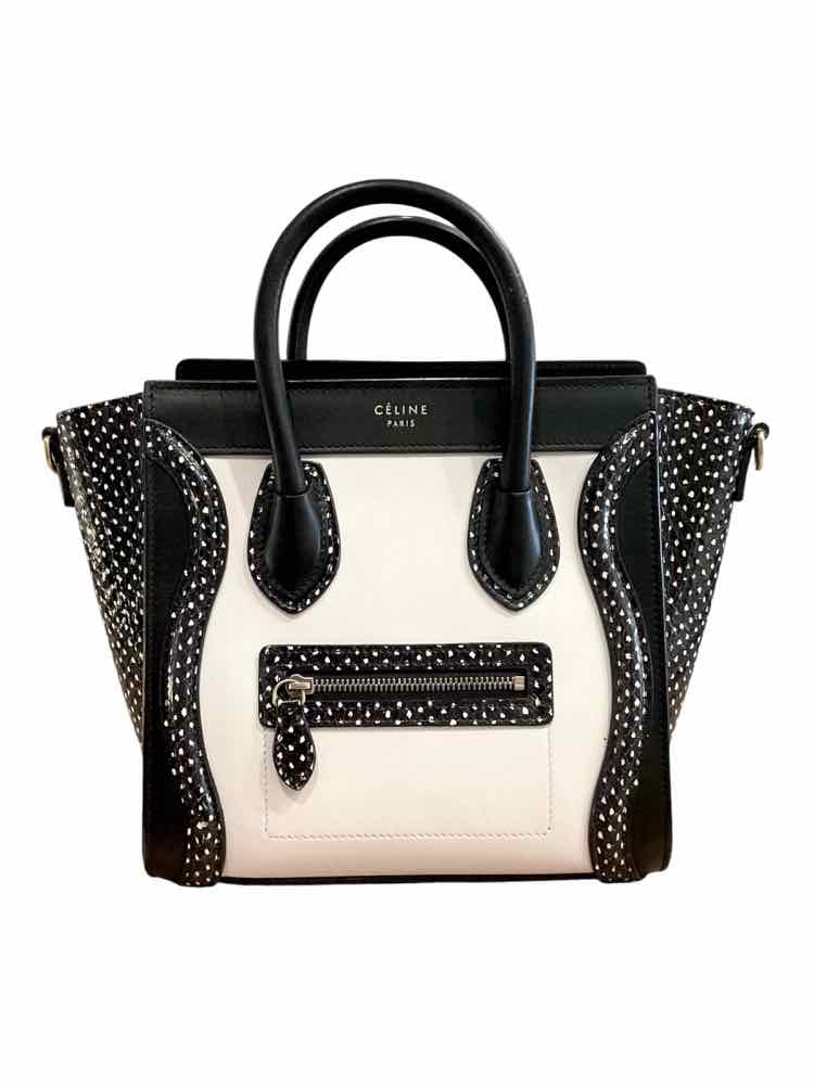 Celine Size mini Black/White Purse