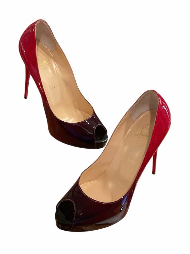 Christian Louboutin Size 38.5 red/black Shoes