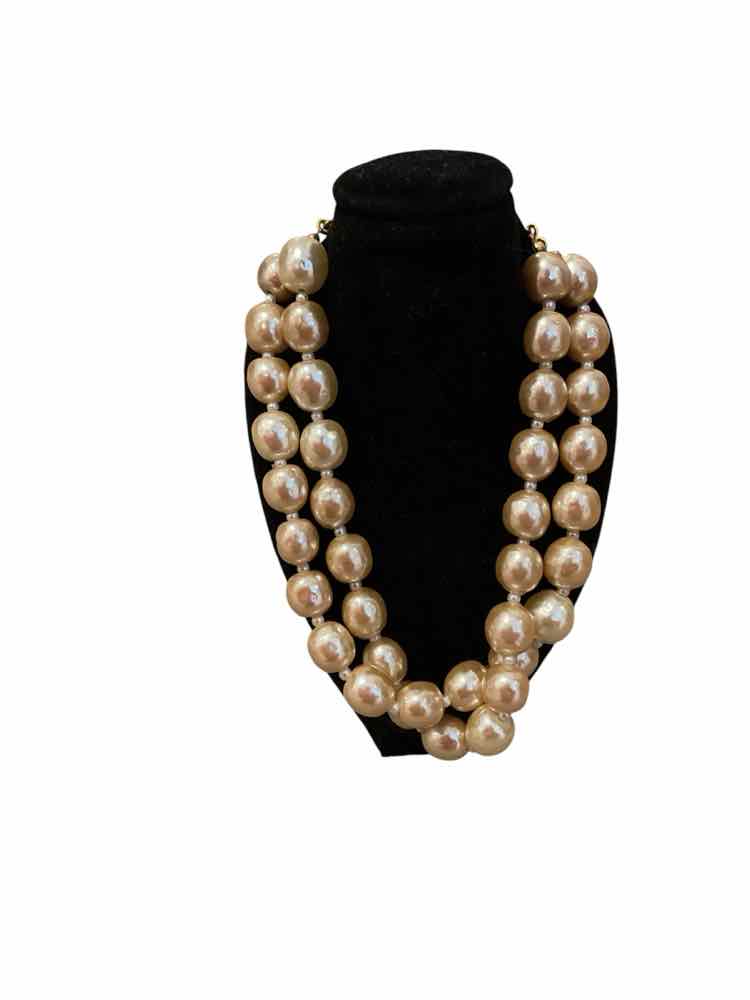MIRIAM HASKEL pink pearl Necklace