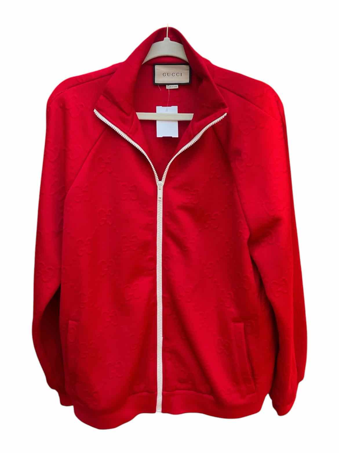 GUCCI Size X-Large RED/WH SWEATER