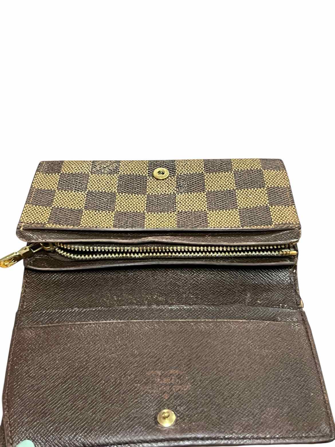 LOUIS VUITTON Size Small EBENE DAMIER Wallet