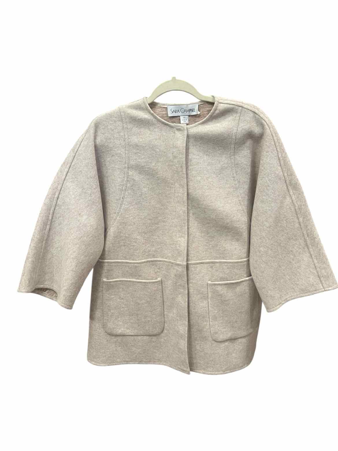 SARA CAMPBELL Size XS BEIGE Jacket