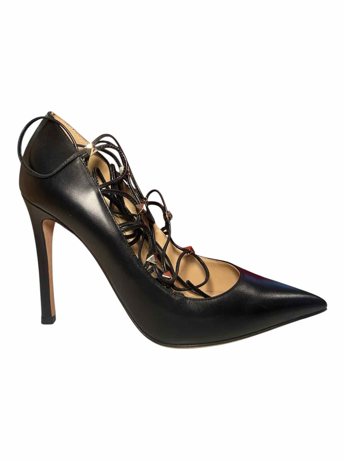Valentino Size 36 Black Shoes