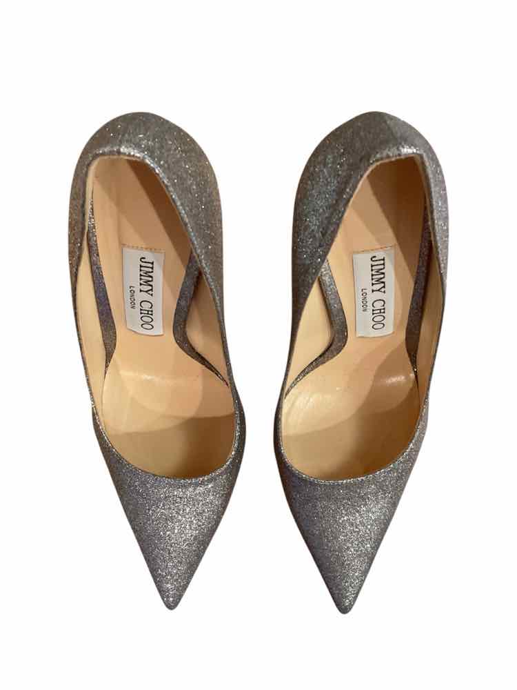 JIMMY CHOO Size 38 silver Shoes