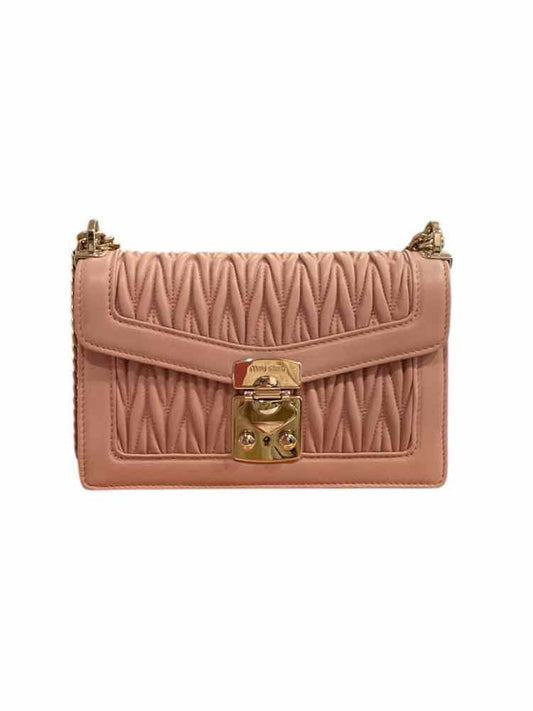 miu miu Size Small BLUSH Purse