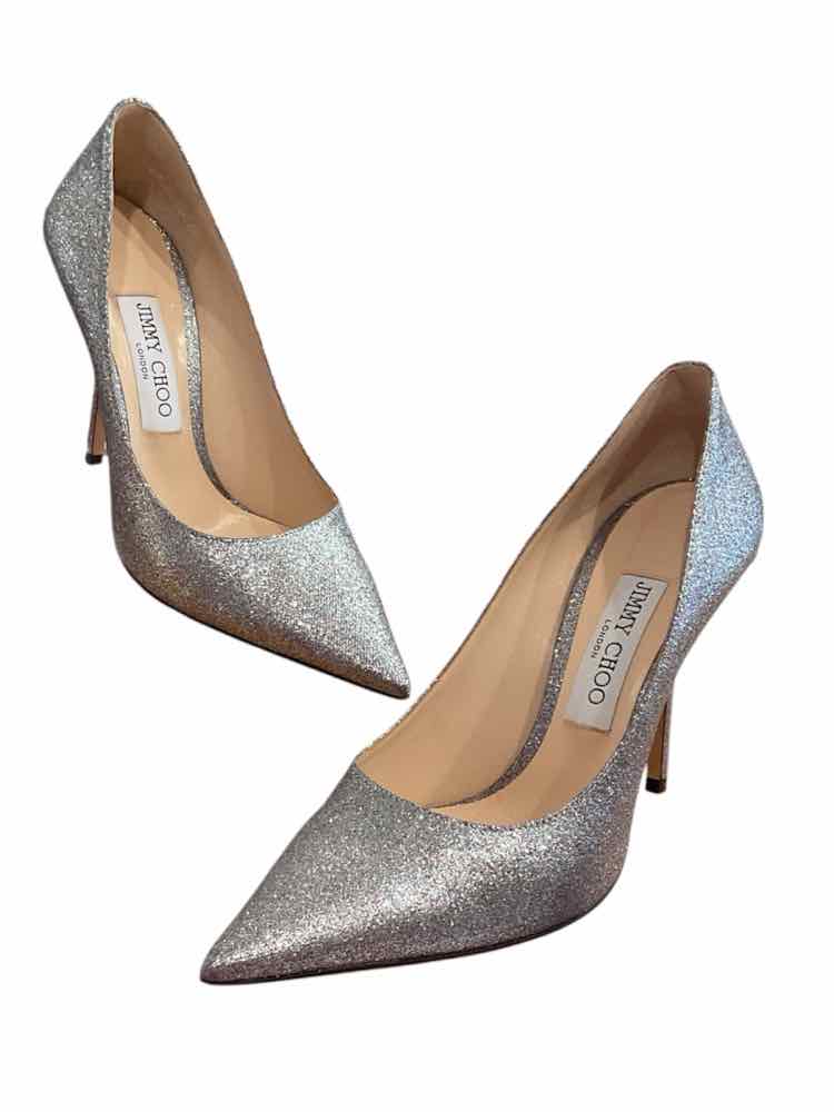 JIMMY CHOO Size 38 silver Shoes
