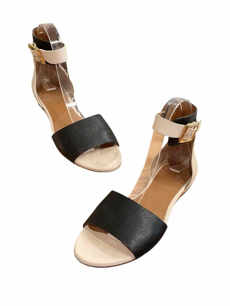 CHLOE Size 36 BLK/IVORY Shoes
