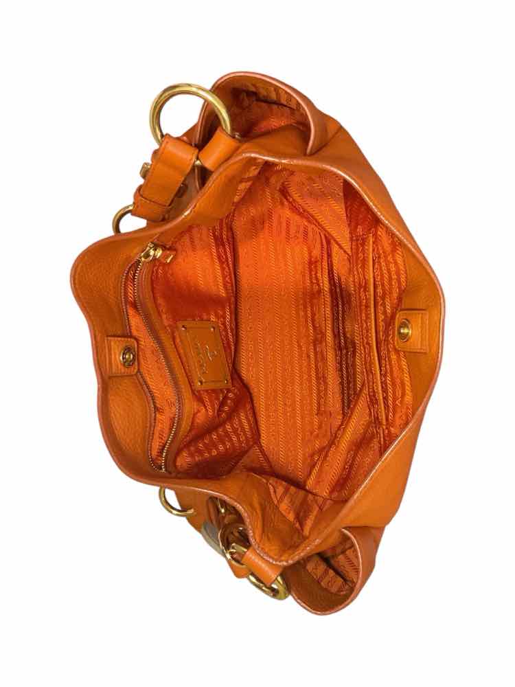Prada Size Large Orange Purse