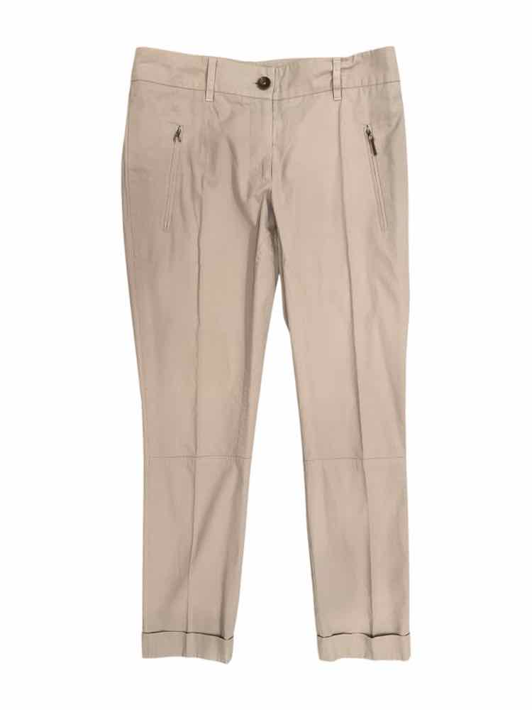 Brunello Cucinelli Size 8 khaki Pants