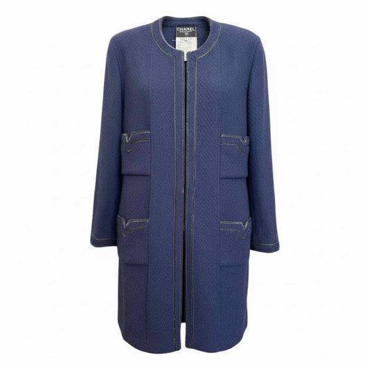 Chanel Size 42 Navy/black BLAZER