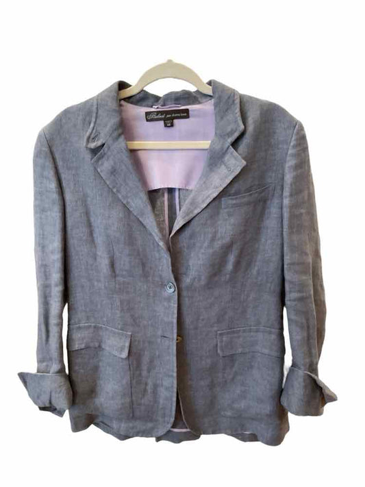 Belvest Size 46 LIGHT DENIM BLAZER