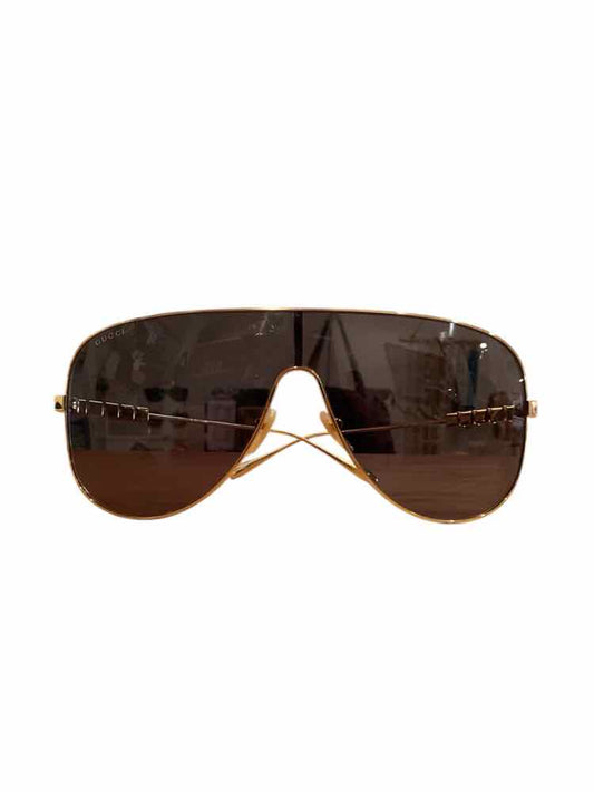 GUCCI gold sunglasses