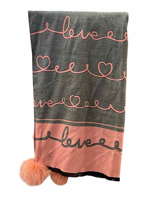 BOUTIQUE pink/grey Shawl