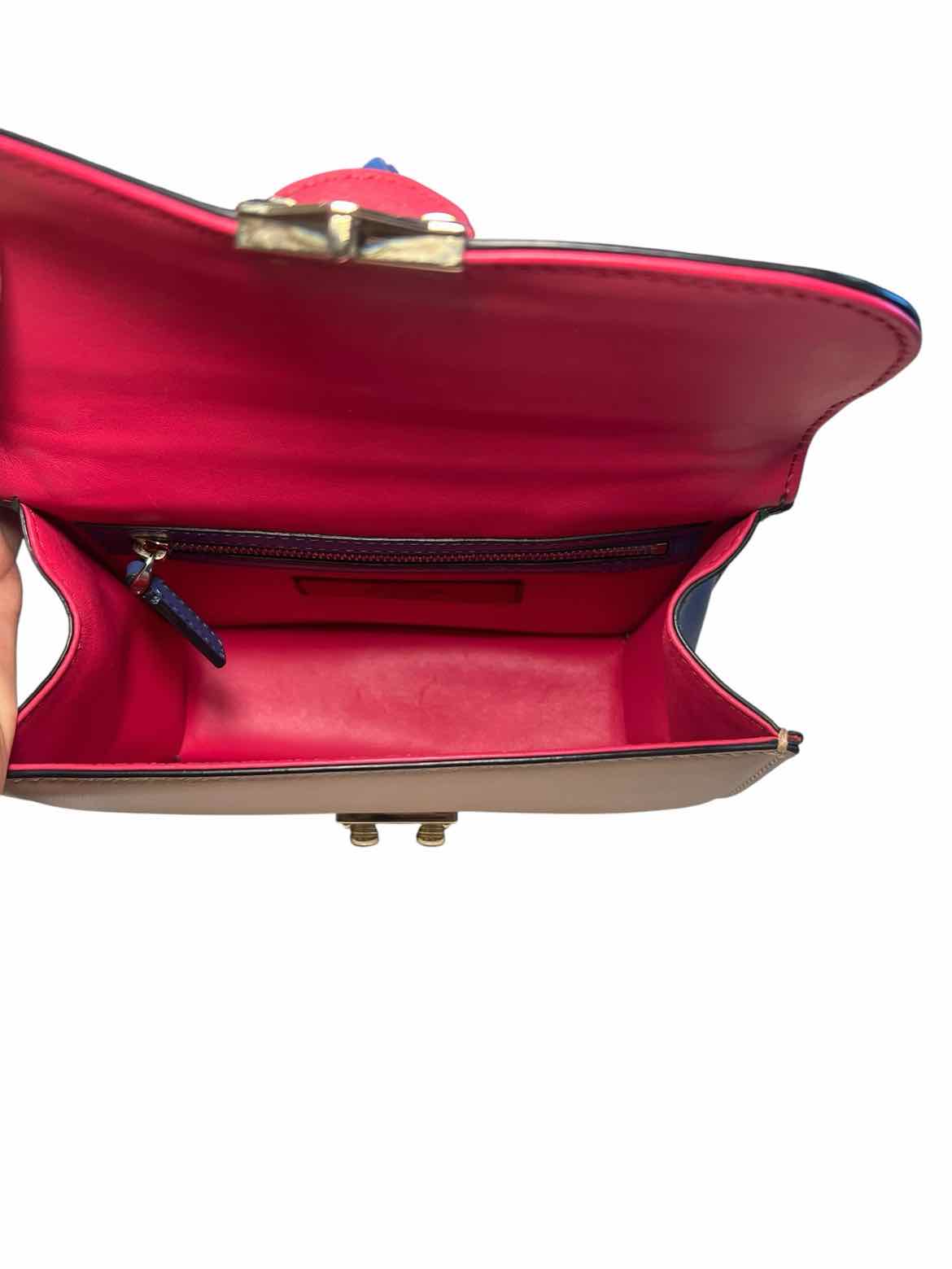 Valentino Size Small grn/tan/red/blue Purse