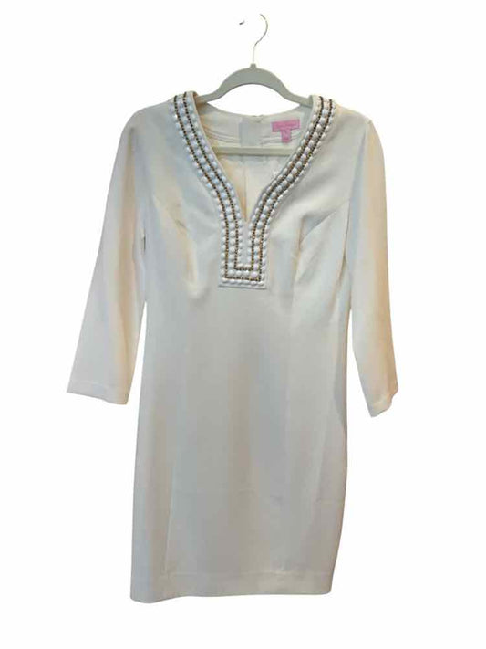 Lilly Pulitzer Size 4 Cream DressW