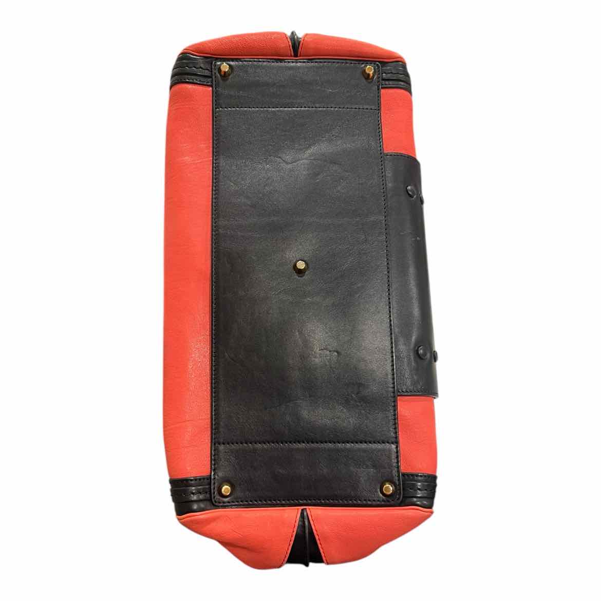 CHLOE Size Large black/coral Purse