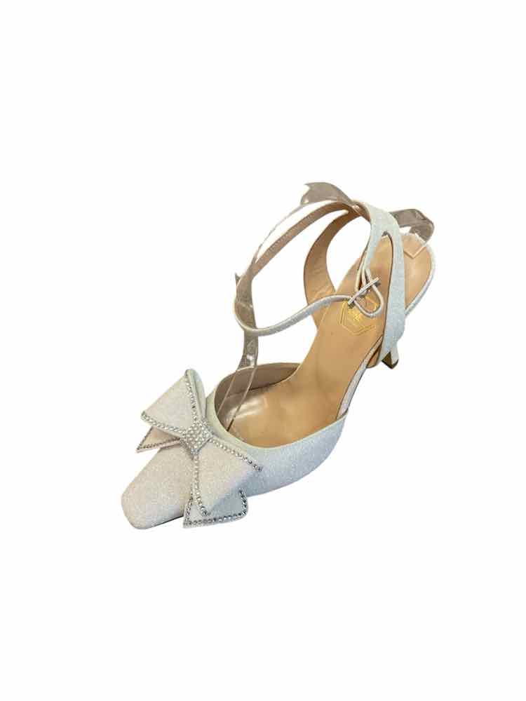 Nalebe by Amina Means Size 40.5 white/silver Shoes